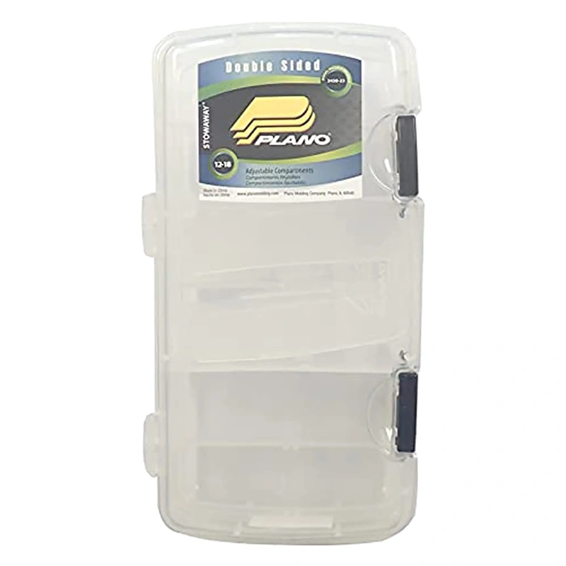 Plano Double-Sided Tackle Storage Box Clear 2.54 x 2.54 x 2.54cm