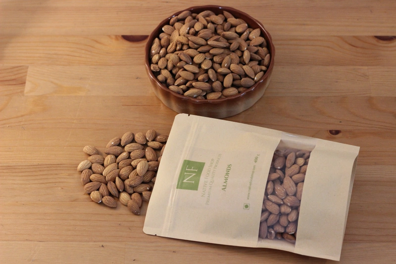 Native Food Almonds Roasted 1 Kg