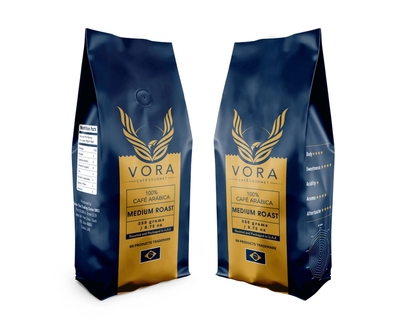 Vora Speciality Medium Roasted Coffee Beans 250 Gr