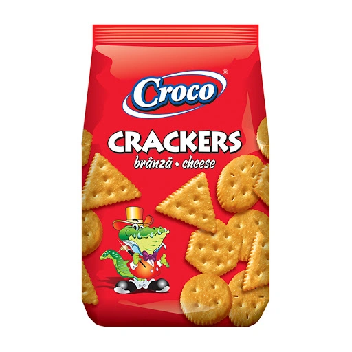 Croco Crackers   Cheese Flavour 100 g