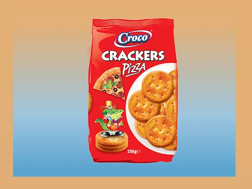 Croco Crackers   Pizza Flavour 150 gr