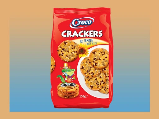 Croco Crackers With Sunflower  Seeds 150 gr