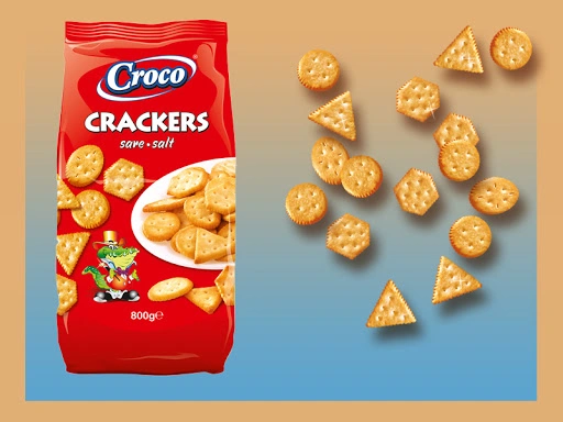 Croco Crackers   Salted 800 gr