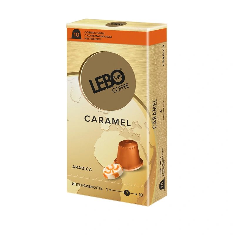 Lebo Coffee Capsules Caramel 110 Gr