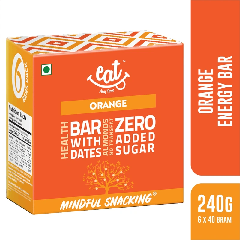 Eat Anytime Healthy Energy Bar   Orange  240 gr
