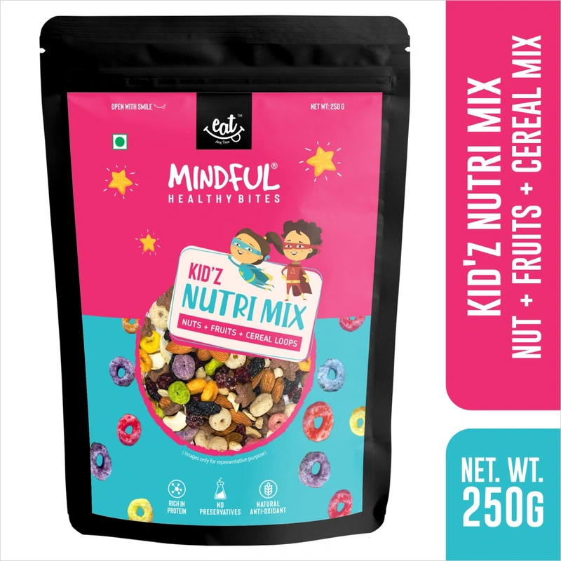 Eat Anytime Kids Trail Mix Snack Protein Rich Mix 250 gr