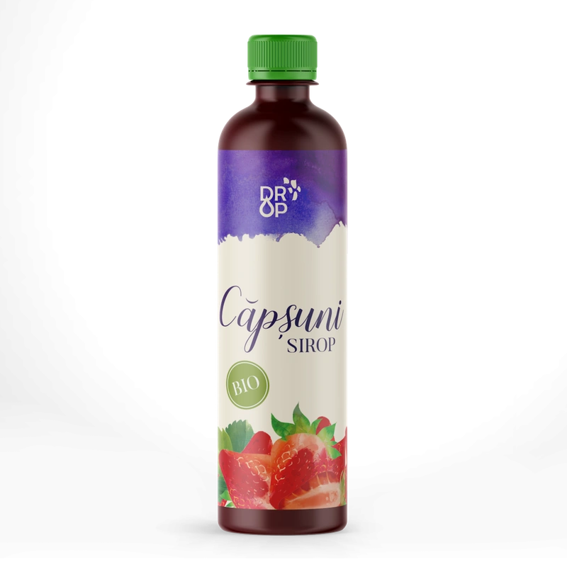 Europlant Organic Strawberry Syrup 500 ml