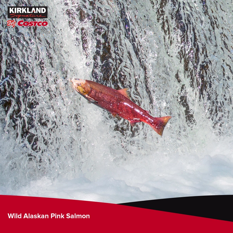 Kirkland Signature Wild Alaskan Pink Salmon 170 Gr