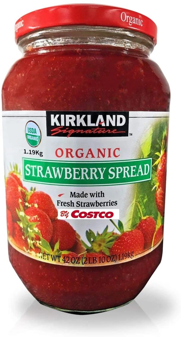 Kirkland Signature Organic Strawberry Spread  1.19 Kg