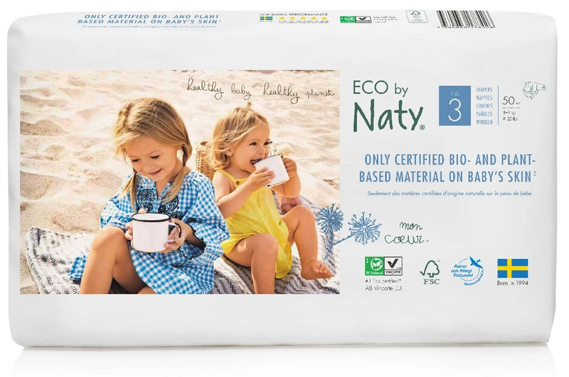 Naty Diapers Economy Size 3  50 Pcs  4-9 kg