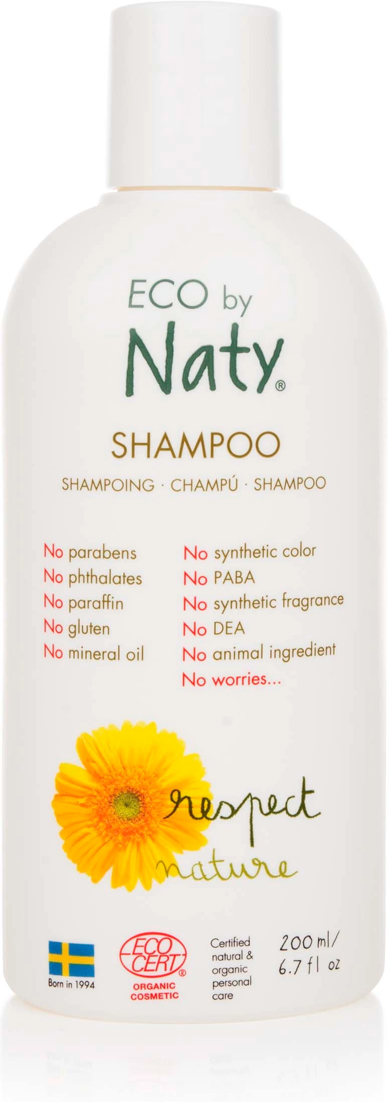Naty Organic Shampoo 200 ml