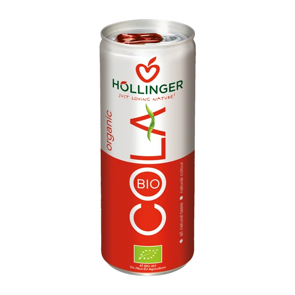 Hollinger Organic Cola Can 250 ml
