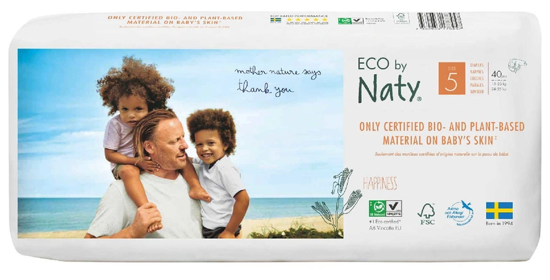 Naty Diapers Economy Size 5  40 Pcs  11-25 kg