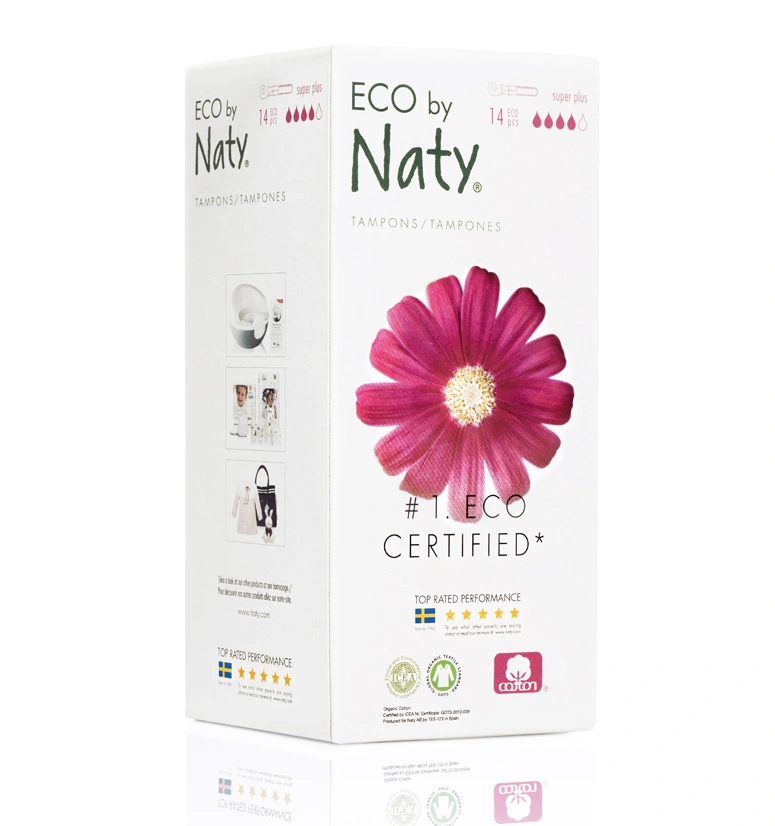 Naty 14 Eco Tampons Super Plus Applicator