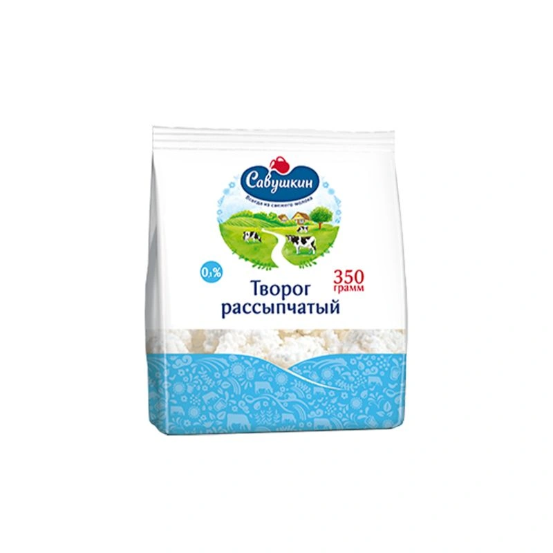 Savushkin Cottage Cheese 0 350g x 8 Expiry 28/01/2024 بسعر الجملة