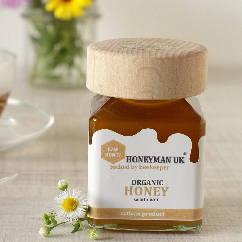 Honeyman Uk Organic Wildflower Honey 420 gr
