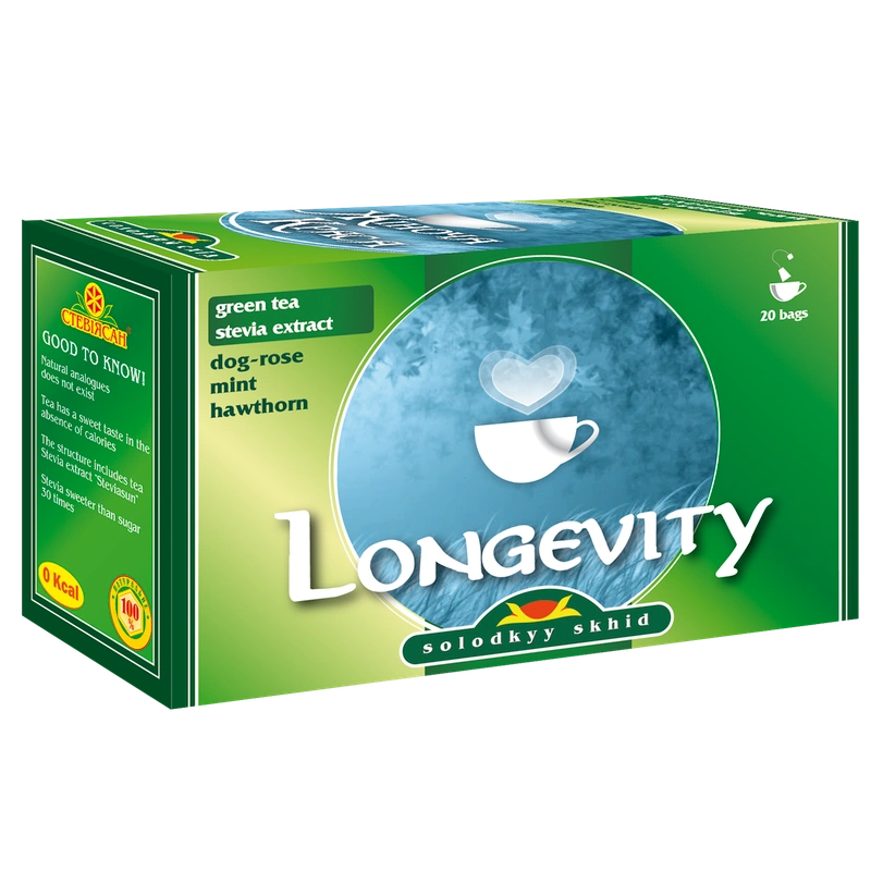 Steviasun Phitotea With Green Tea "Longevity" 30 Gr