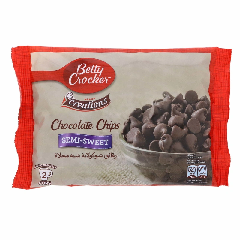 Betty Crocker Semi Sweet Chocolate Chips 200 Gr