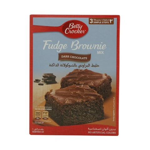 Betty Crocker Brownie Mix Dark Choco Fudge Mix 500 Gr