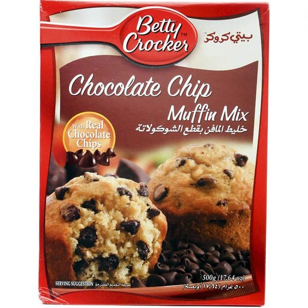Betty Crocker Muffin Mix Chocolate Chip 500 Gr