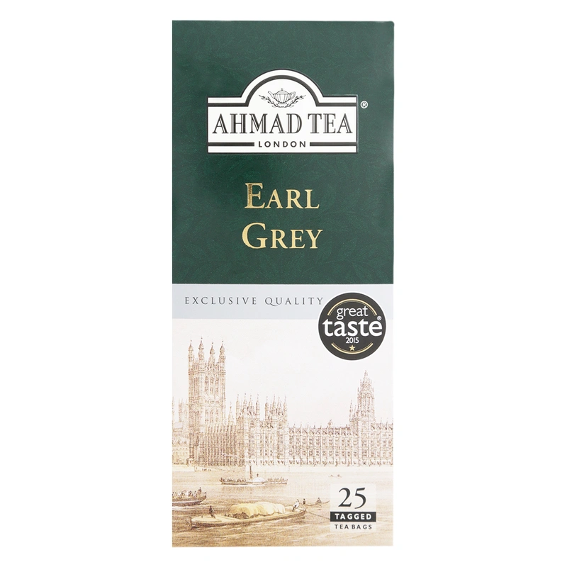 Ahmad Tea Earl Grey Tagged Tea Bags 25 X 2 Gr
