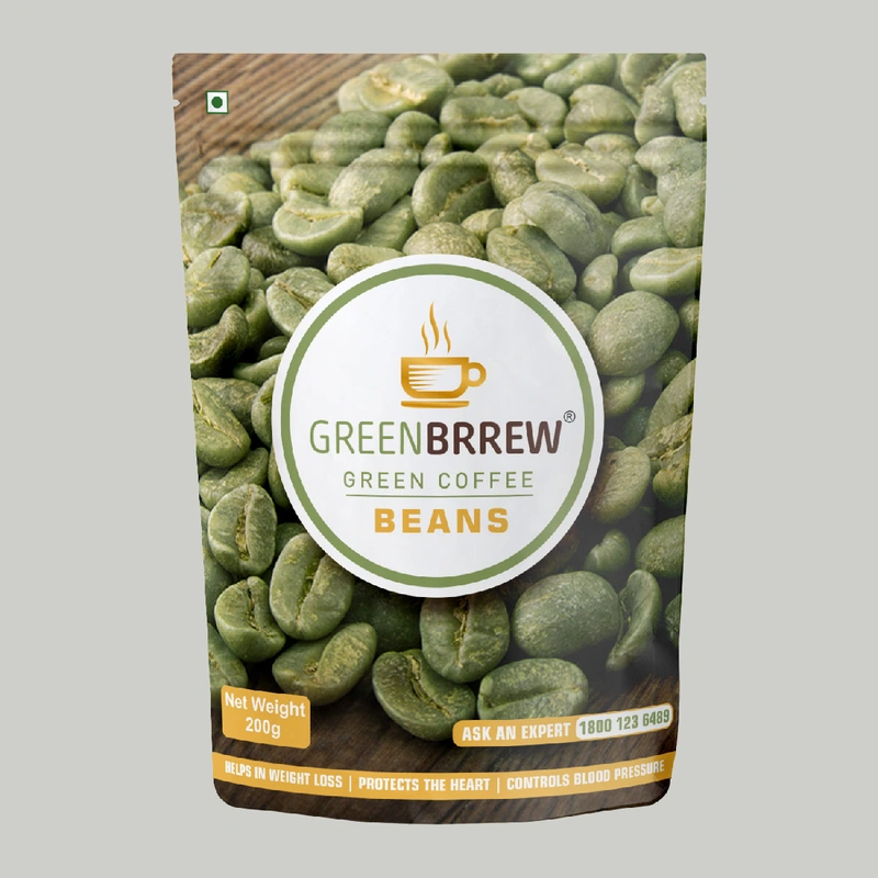 Greenbrrew Arabica Organic Green Coffee Beans 200 Gr