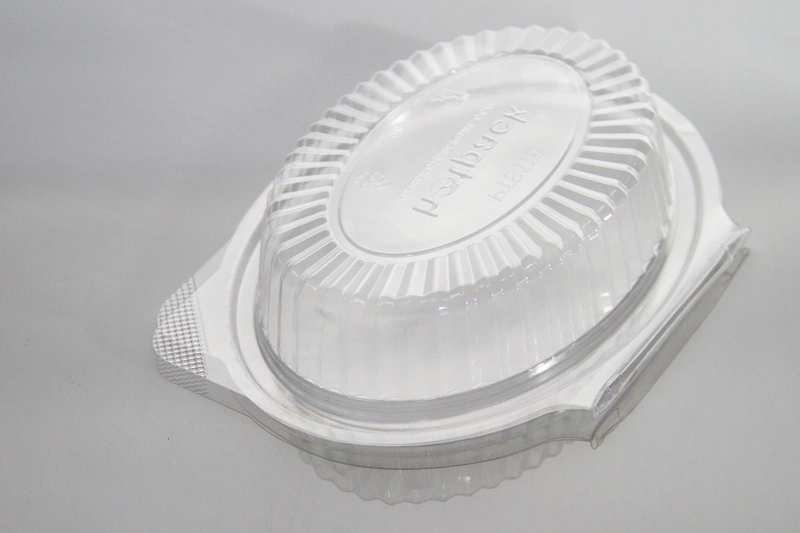 Hotpack Clear Oval  Container With Hinged  Lid 175 ml 500 Pieces
