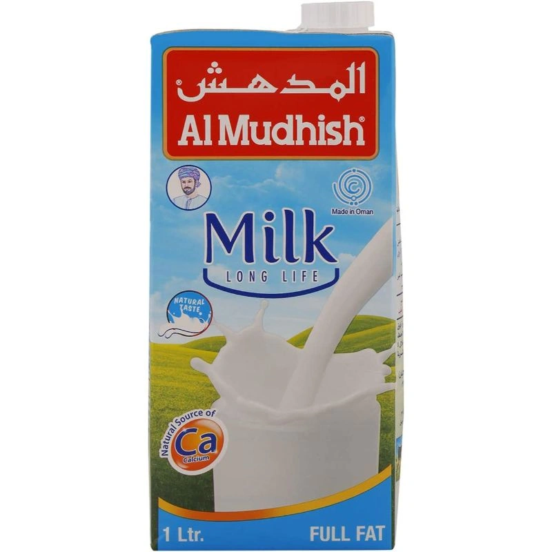 Al Mudhish UHT Full Fat Milk 1 Lt x 12
