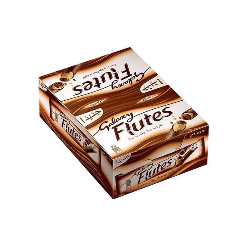 Galaxy Flutes Twin Chocolate Pack Of 24 x 22.5 Gr Wholesale Prices