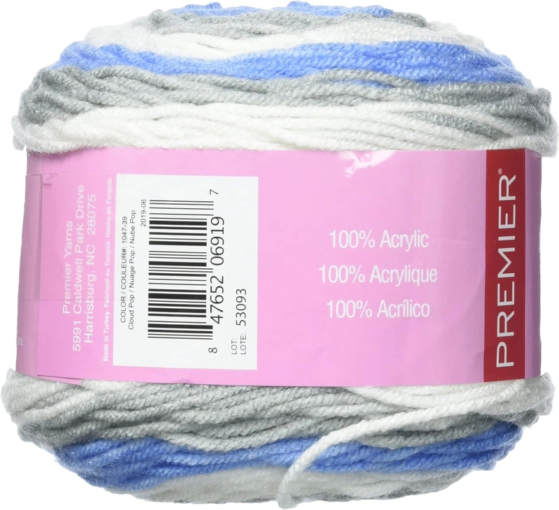 Premier Yarn Sweet Roll Yarn Cloud Pop, Multicolor Wholesale Prices