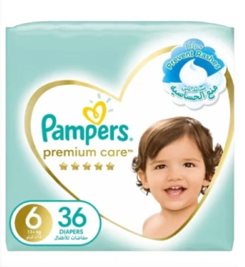 Pampers Premium Care Size 6, 36 Pieces x 2