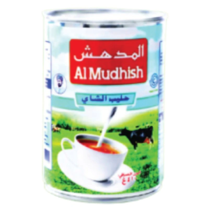 Al Mudhish Tea Milk Tin 410 gr X 48  (Catering)