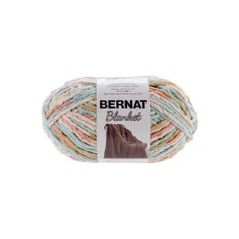 Bernat Blanket Big Ball Knitting Yarn Sailors Delight 6X6.5X10.3Inch