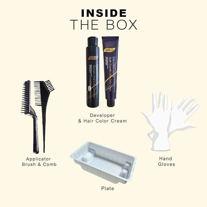 Auroma Apple Anaerobic Hair Color Cream Natural Black S01 100 ml Expiry