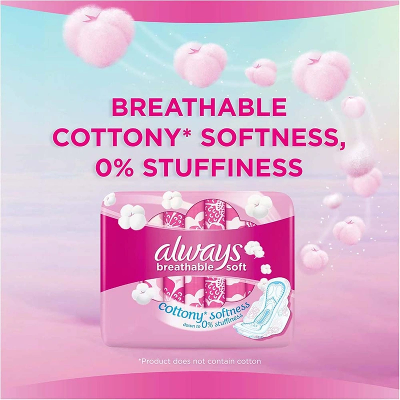 Always Breathable Soft Maxi Thick Large Sanitary Pad With Wings 30