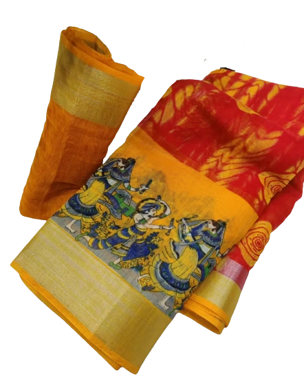 Scorpio Fabrics Scor Cotton Printed Saree