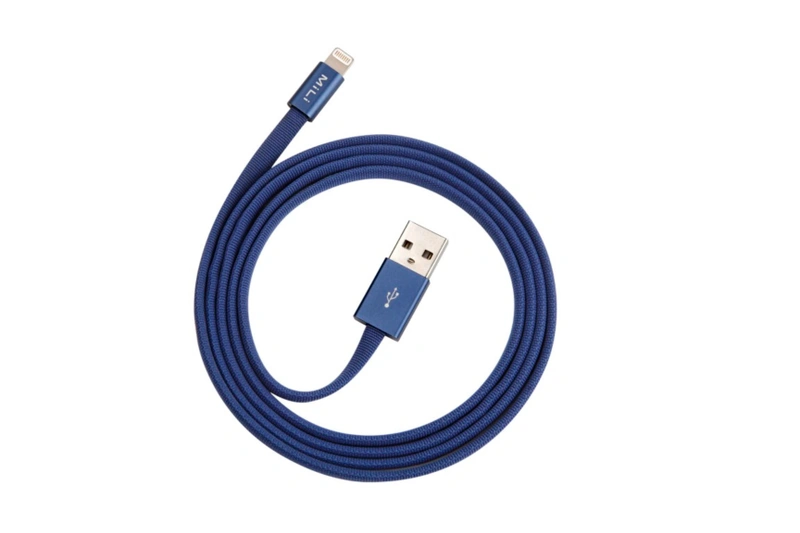 MiLi Stylish Lightning To USB Cable 1.2m - Blue