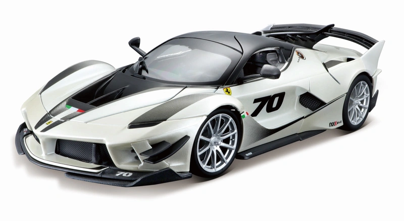 Bburago - Ferrari Fxx K Evoluzione Evo Diecast Car - White