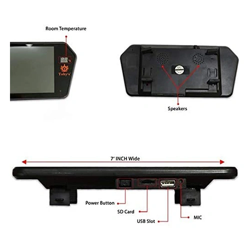 Tobys TFT DVR Rear View Mirror 7 Inch بسعر الجملة تريدلنغ