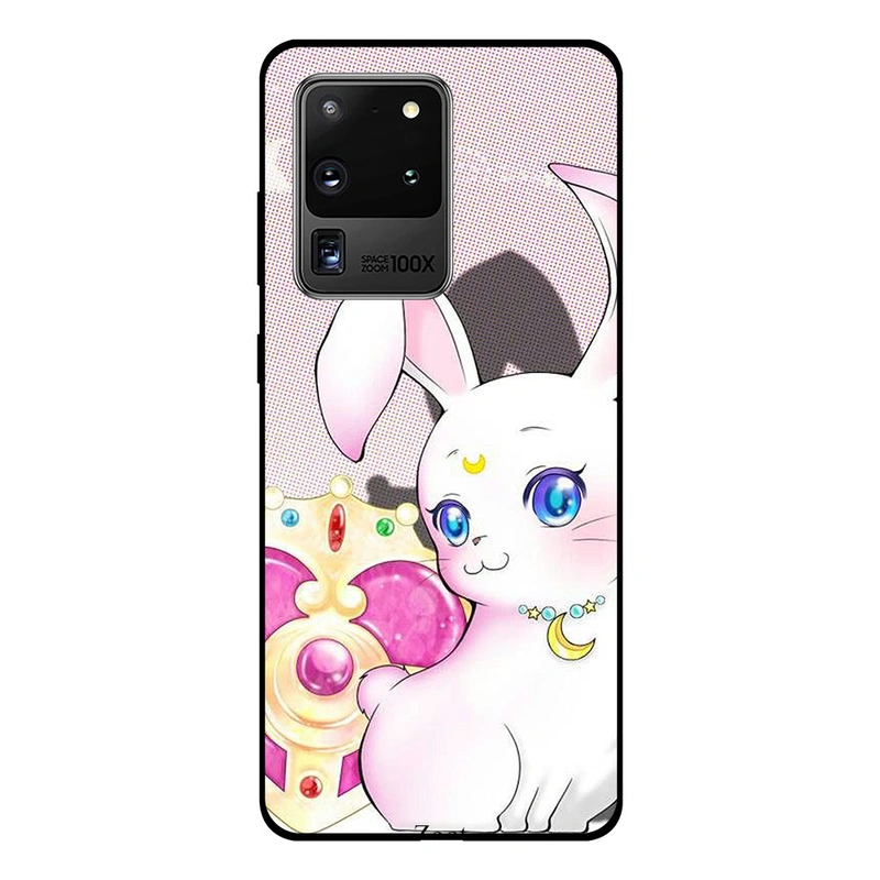 Zoot  Premium Quality Design Case Cover Compatible For Samsung Galaxy S20 Ultra Rabbit Moon