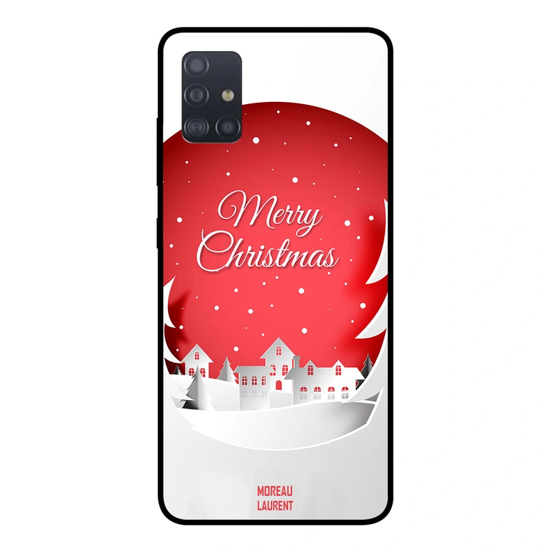 Moreau Laurent Samsung Galaxy A51 Protective Case Cover Merry Christmas City