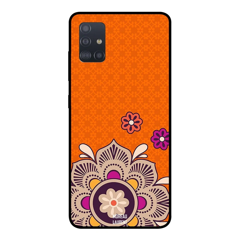 Moreau Laurent Samsung Galaxy A51 Protective Case Cover Bottom Flower