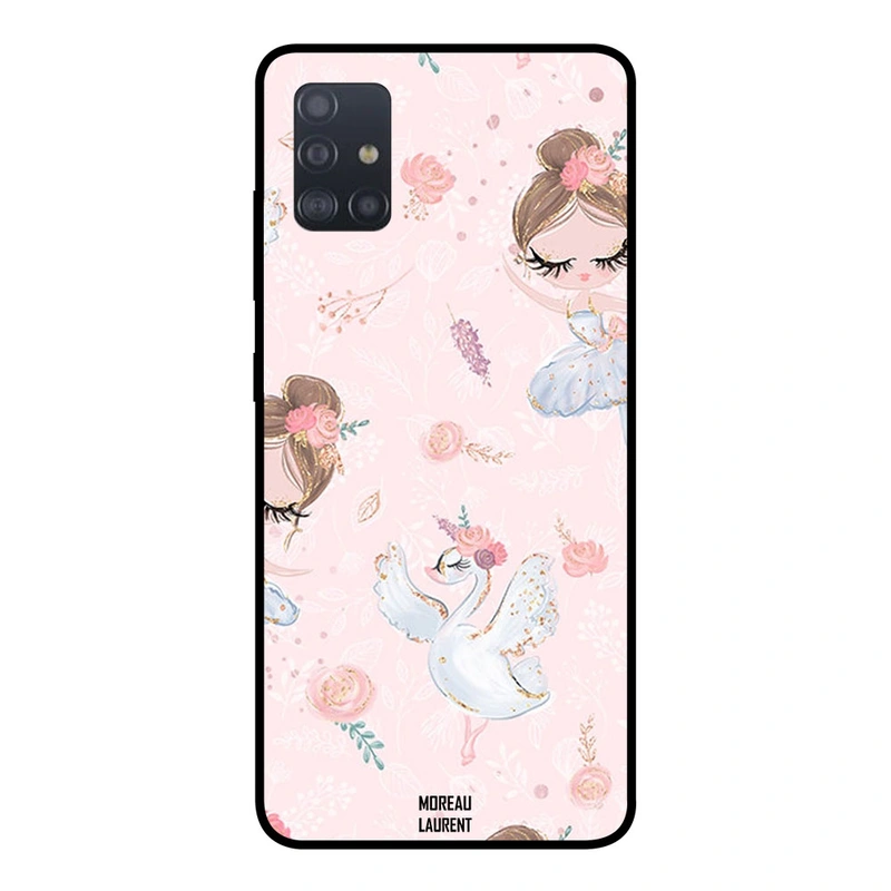 Moreau Laurent Samsung Galaxy A51 Protective Case Cover Doly Girl And Flowers
