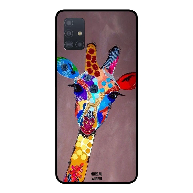 Moreau Laurent Samsung Galaxy A51 Protective Case Cover Colorful Giraffe