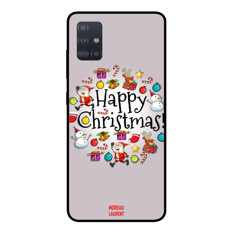 Moreau Laurent Samsung Galaxy A51 Protective Case Cover Merry Christmas Tags