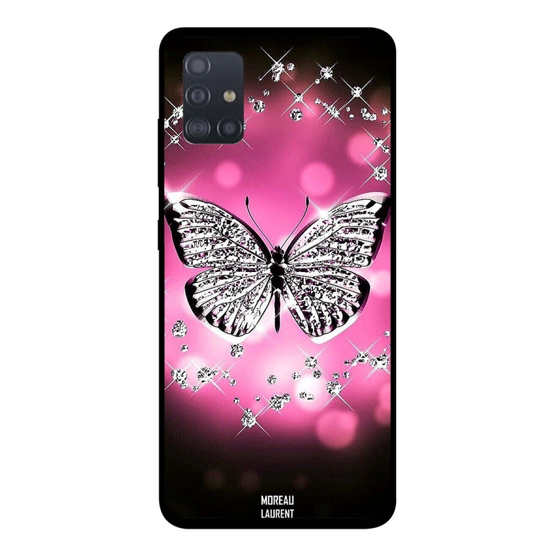 Moreau Laurent Samsung Galaxy A51 Protective Case Cover Cilver Butterfly