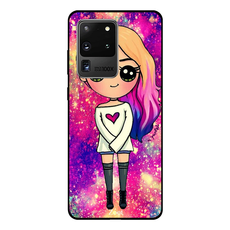 Zoot Protective Printed Case Cover For Samsung Galaxy S20 Ultra Baby Girl's Cartoon