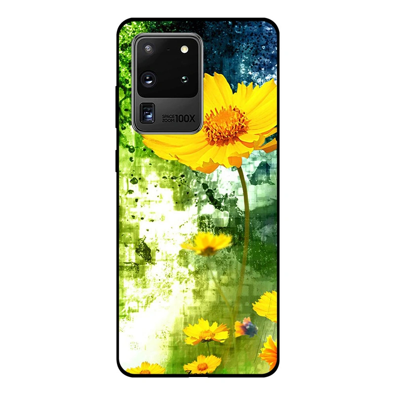 Zoot  Premium Quality Design Case Cover Compatible For Samsung Galaxy S20 Ultra Sunflowers