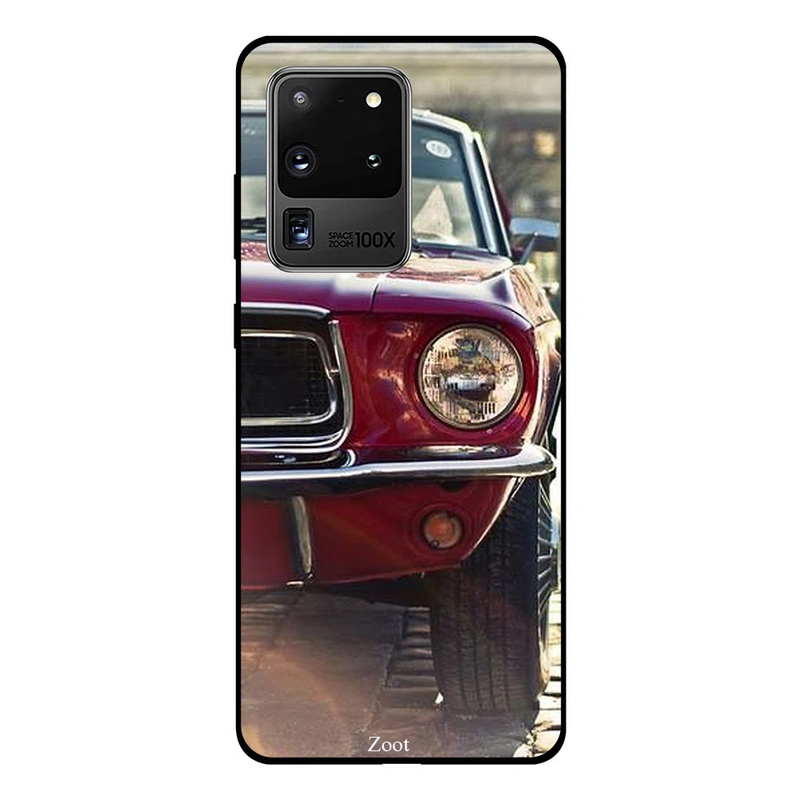 Zoot  Premium Quality Design Case Cover Compatible For Samsung Galaxy S20 Ultra Vintage Stang