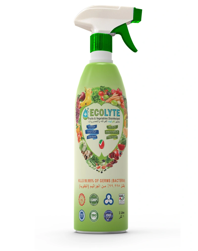 Ecolyte Fruits & Vegetables Disinfectant 100% Natural - 1 Litre